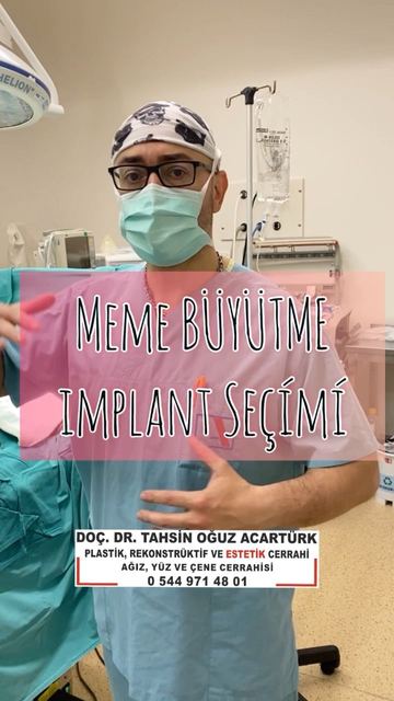 Meme büyütmede implant seçimi